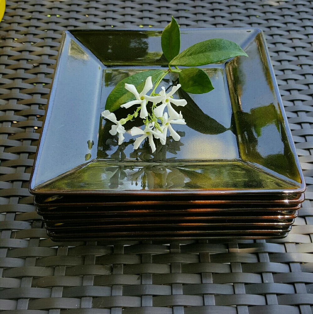 Set of Pottery Barn plates